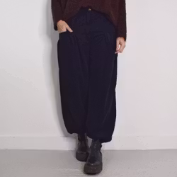 Byxa Cord Gertrud SVART - Marta du Chateau