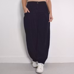 Byxa Cord Gertrud SVART - Marta du Chateau