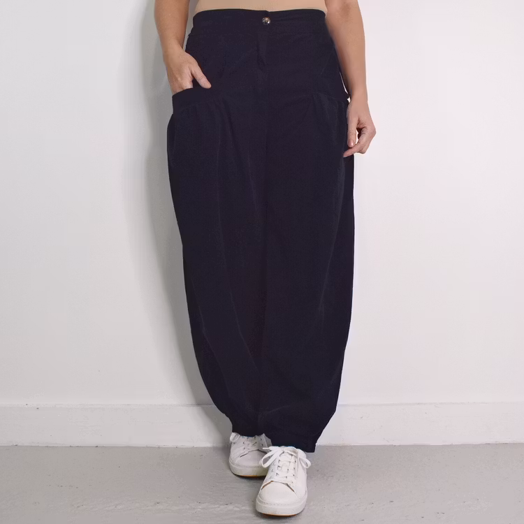 Byxa Cord Gertrud SVART - Marta du Chateau