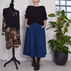 Stickad Tröja Anouk SVART - Marta du Chateau