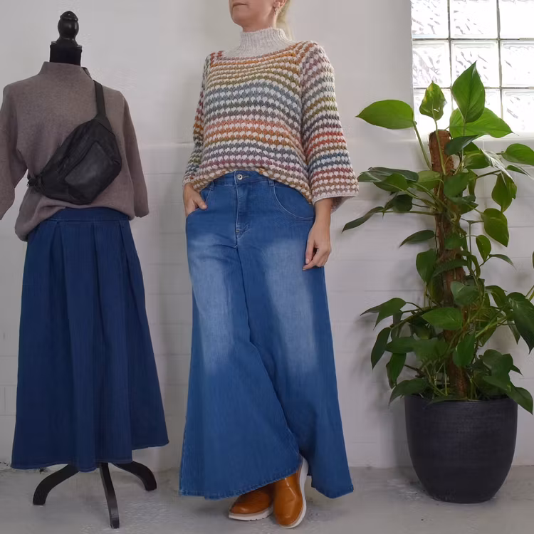 Stickad tröja Fatima CREAM - Marta du Chateau