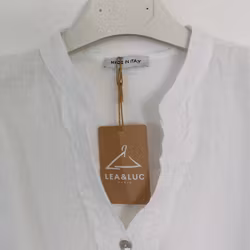 ANDRASORTERING Linneblus med Krås VIT