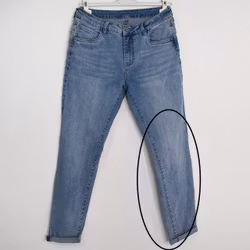 ANDRASORTERING Jeans med Gylf LJUS BLÅ Storlek M/38 - 3D Denim