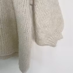 SECOND HAND! Stickad Tröja Over Sized ECRU