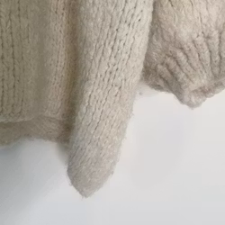 SECOND HAND! Stickad Tröja Over Sized ECRU