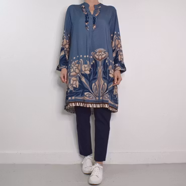 Tunika Capri JEANSBLÅ - Marta du Chateau