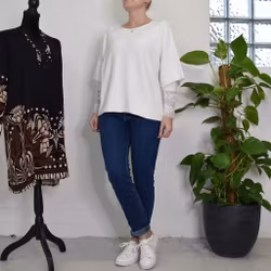 Bastopp med Spets VIT - Marta du Chateau