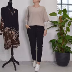 Bastopp med Spets BEIGE - Marta du Chateau