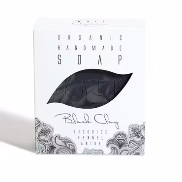 Tvål Black Clay Svartlera med Lakritsrot 150g - Kali Flowers