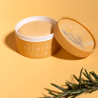 Schampokaka REBOOST med Rosmarin och Gul lera 80g - Kali Flowers