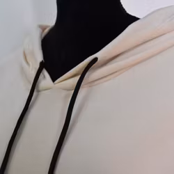 Hoodieklänning Velour Emily Blommig BEIGE - Camicia