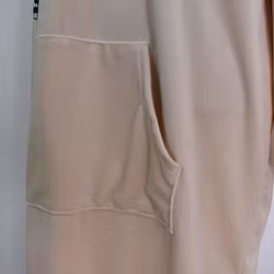 Hoodieklänning Velour Emily Blommig BEIGE - Camicia