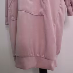 Hoodieklänning Velour Emily Blommig ROSA - Camicia