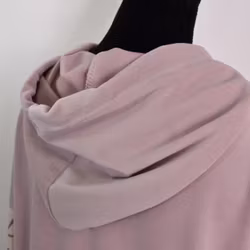 Hoodieklänning Velour Emily Blommig ROSA - Camicia