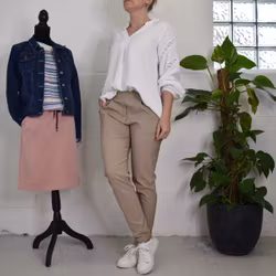 Stretchig Kostymbyxa My BEIGE - Camicia