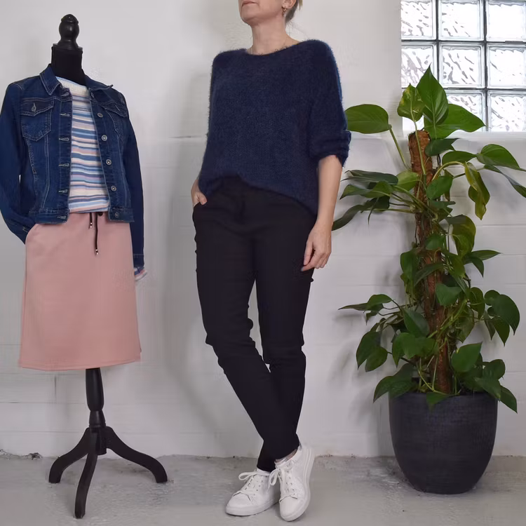 Stretchig Kostymbyxa My SVART - Camicia