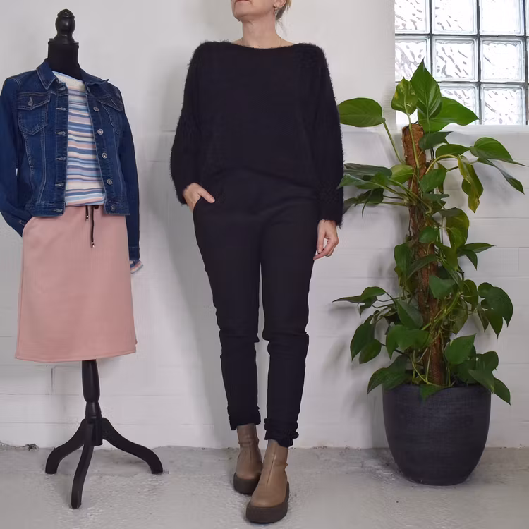 Stretchig Kostymbyxa My SVART - Camicia