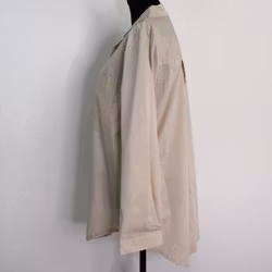 Bomullsskjorta Hanna BEIGE - Camicia