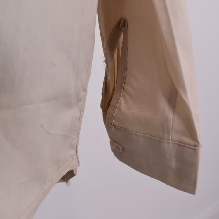 Bomullsskjorta Hanna BEIGE - Camicia