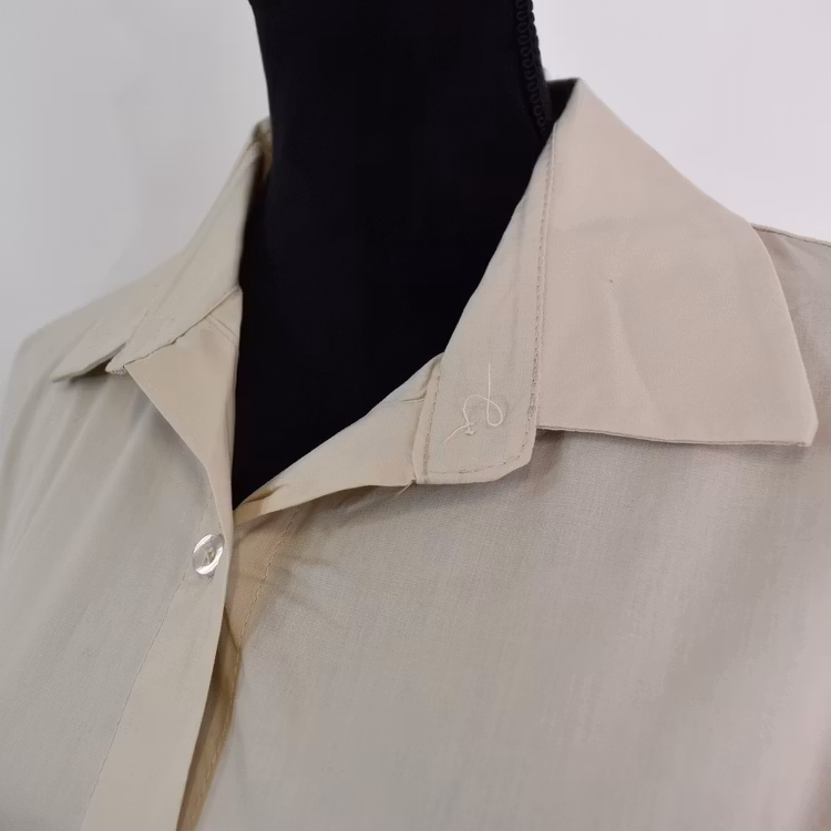 Bomullsskjorta Hanna BEIGE - Camicia