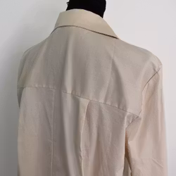 Bomullsskjorta Hanna BEIGE - Camicia