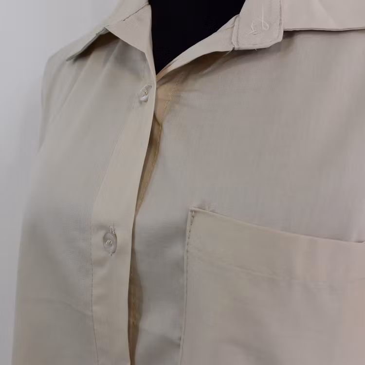 Bomullsskjorta Hanna BEIGE - Camicia
