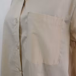 Bomullsskjorta Hanna BEIGE - Camicia