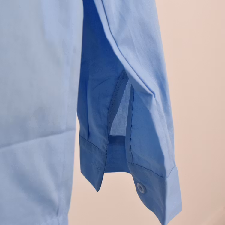 Bomullsskjorta Hanna LJUSBLÅ - Camicia