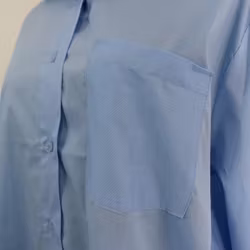 Bomullsskjorta Hanna LJUSBLÅ - Camicia