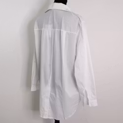 Bomullsskjorta Hanna VIT - Camicia