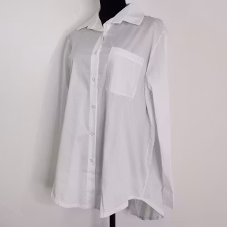 Bomullsskjorta Hanna VIT - Camicia