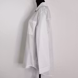 Bomullsskjorta Hanna VIT - Camicia