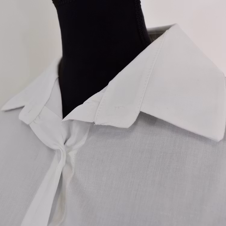 Bomullsskjorta Hanna VIT - Camicia