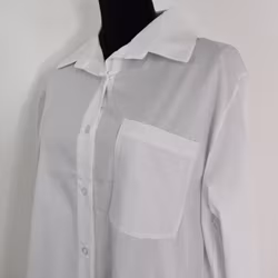 Bomullsskjorta Hanna VIT - Camicia