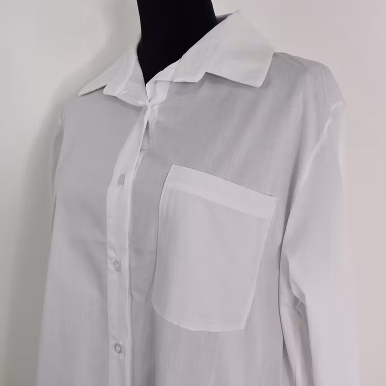 Bomullsskjorta Hanna VIT - Camicia