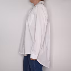 Bomullsskjorta Hanna VIT - Camicia