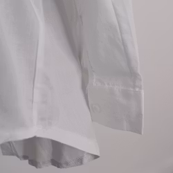 Bomullsskjorta Hanna VIT - Camicia