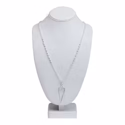 Halsband Amalia VIT/SILVER - The Moshi