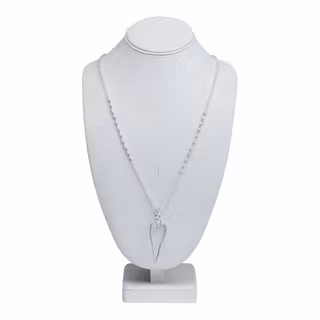 Halsband Amalia VIT/SILVER - The Moshi