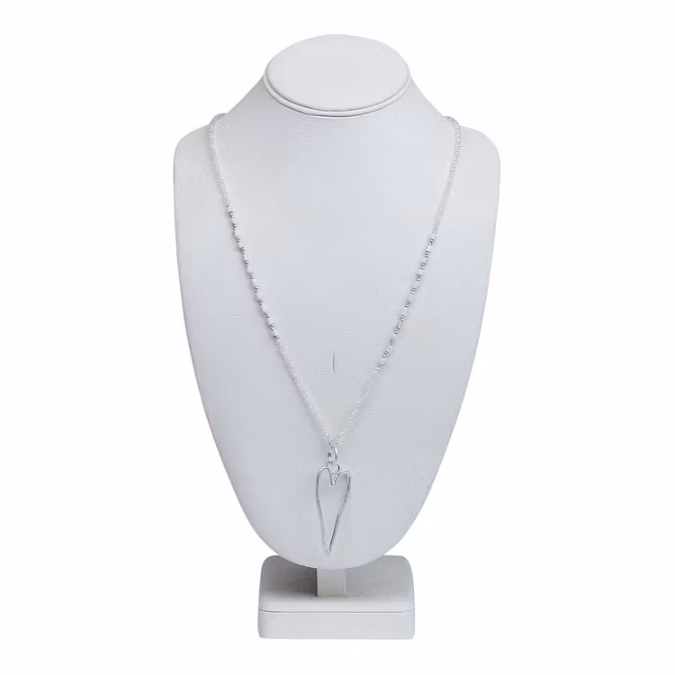 Halsband Amalia VIT/SILVER - The Moshi