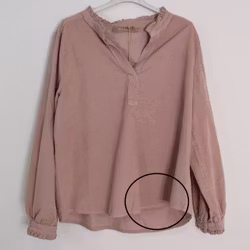 ANDRASORTERING Blus Morgana Cord OLD PINK L/XL - Marta du Chateau