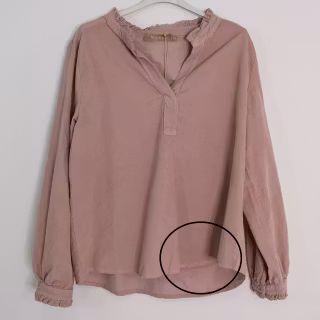 ANDRASORTERING Blus Morgana Cord OLD PINK L/XL - Marta du Chateau