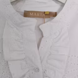 ANDRASORTERING Skjorta Krås Linda VIT L/XL - Marta du Chateau