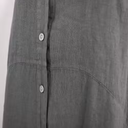 Skjortklänning i linne KAKI