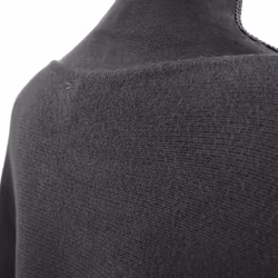 Finstickad Ponchotröja Nessa SVART - Mix By Heart