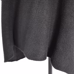 Finstickad Ponchotröja Nessa SVART - Mix By Heart