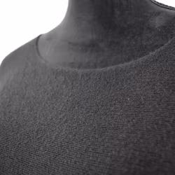 Finstickad Ponchotröja Nessa SVART - Mix By Heart