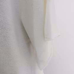 Finstickad Ponchotröja Nessa OFFWHITE - Mix By Heart