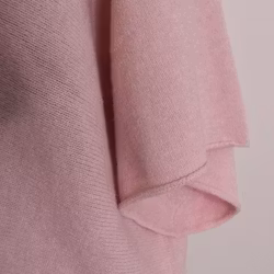 Finstickad Ponchotröja Nessa LJUSROSA - Mix By Heart