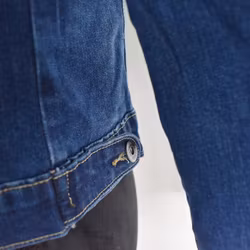 Jeansjacka MÖRKBLÅ - 3D Denim